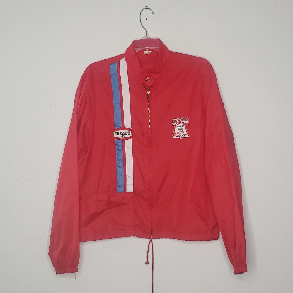 Vintage Unitog Texaco Roadeo 1975 Judge Jacket Size Large
